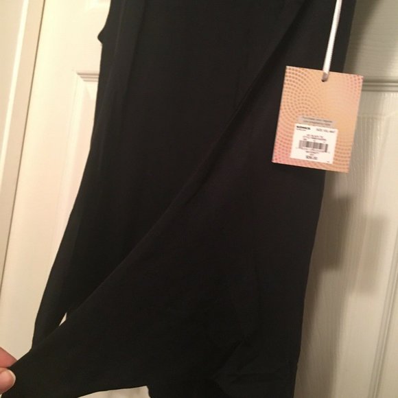 A:Glow Size Medium Black Maternity Tie Front Shirt NEW NWT - Picture 2 of 4